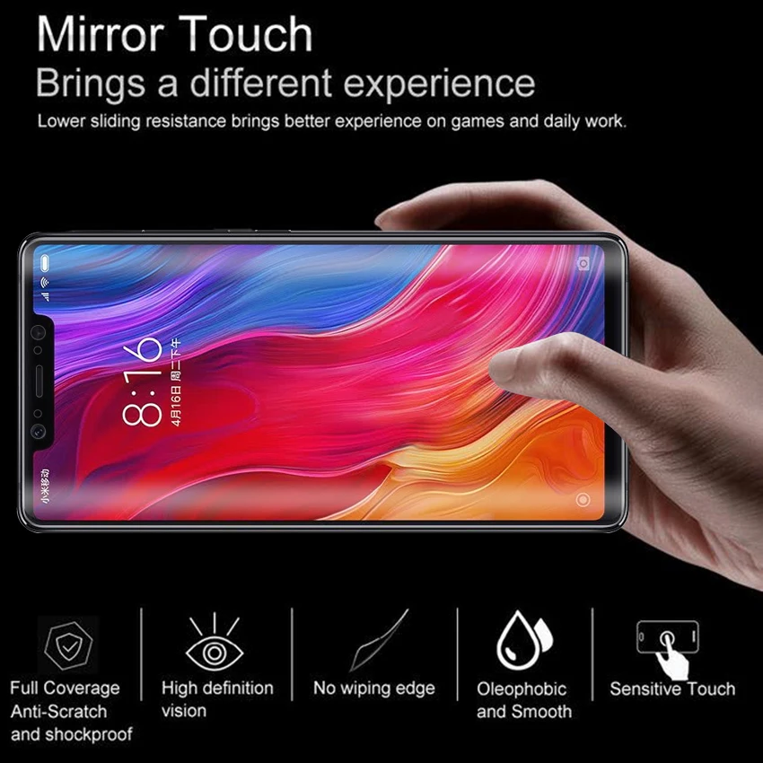 Мягкая задняя крышка из углеродного волокна защитная пленка для Xiaomi Mi 8 мягкая