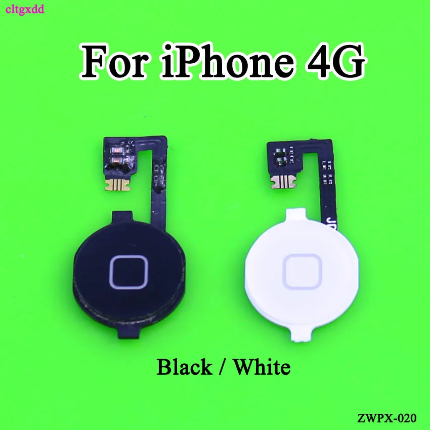 Cltgxdd для iPhone 4 4G 4S 5G 5C домашняя кнопка гибкий кабель с резиновой наклейкой без