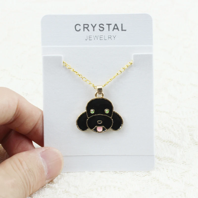 HOT Fashion Cute Pets Dogs Lover Gold Chain Enamel Animal Husky Poodle Dog Pendant Necklaces Gift For Women New Jewelry | Украшения и