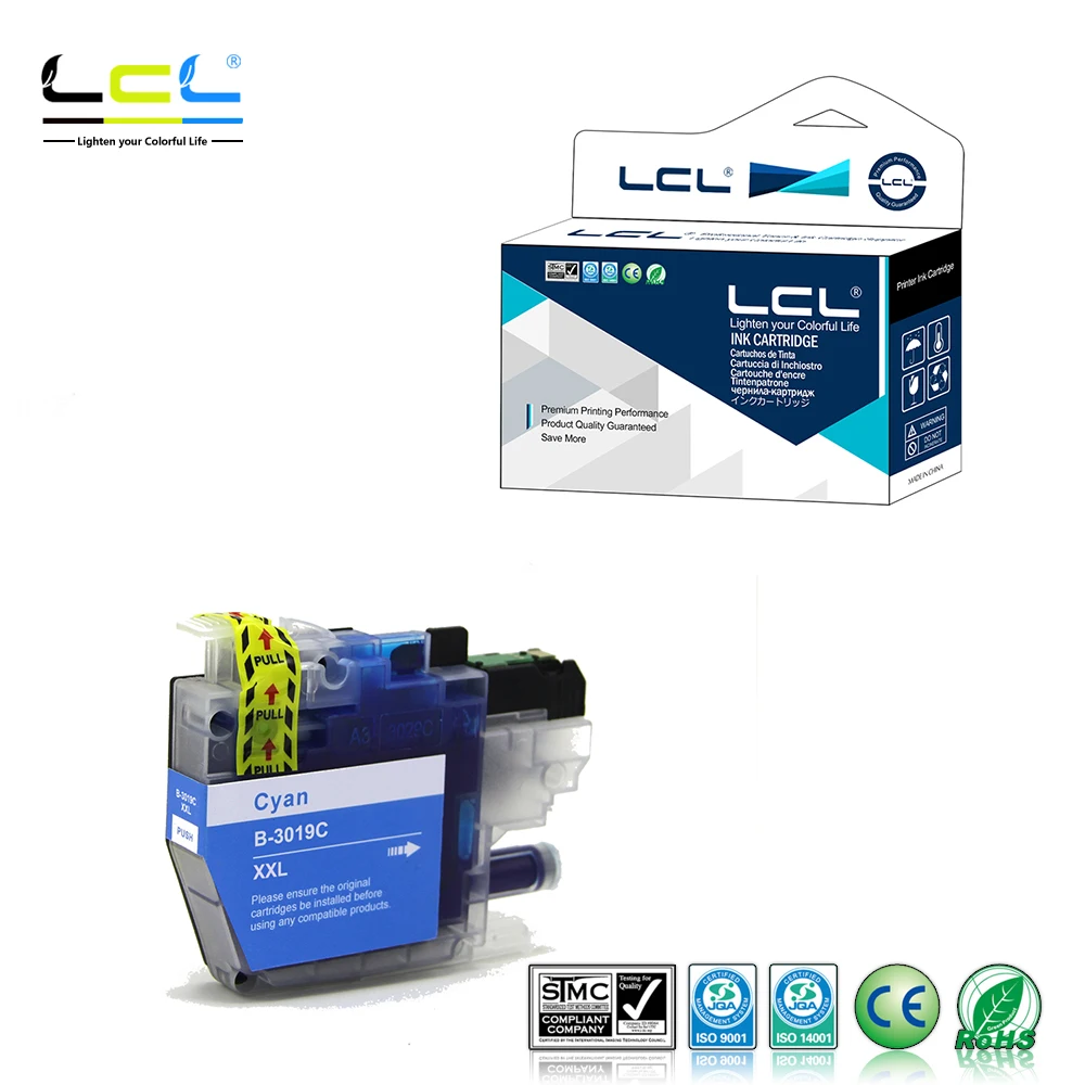 Картридж с чернилами LCL LC3019 LC3017 XXL LC3019C LC3019M LC3019Y картридж пигментом (1 упаковка c m y)
