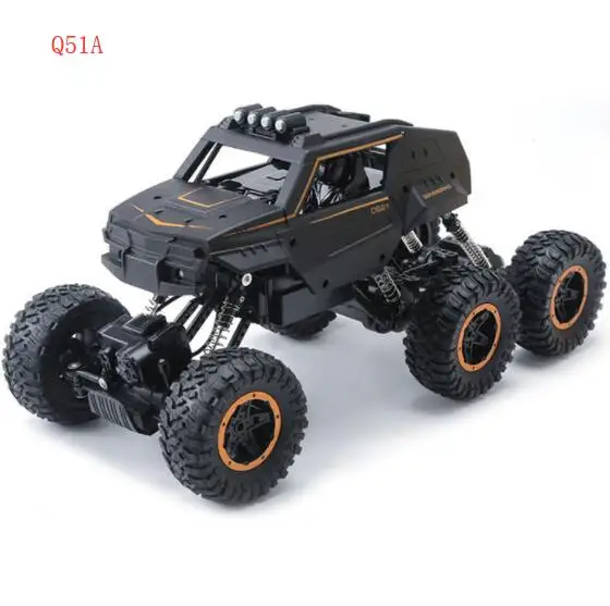 Q51A JJRC Q51 RC автомобиль внедорожный MAX 6WD RTR гоночный грузовик автомобиль дистанционного управления скалолазание автомобиль игрушки с передней светодиодный светильник бесщеточный мотор - Цвет: Q51A