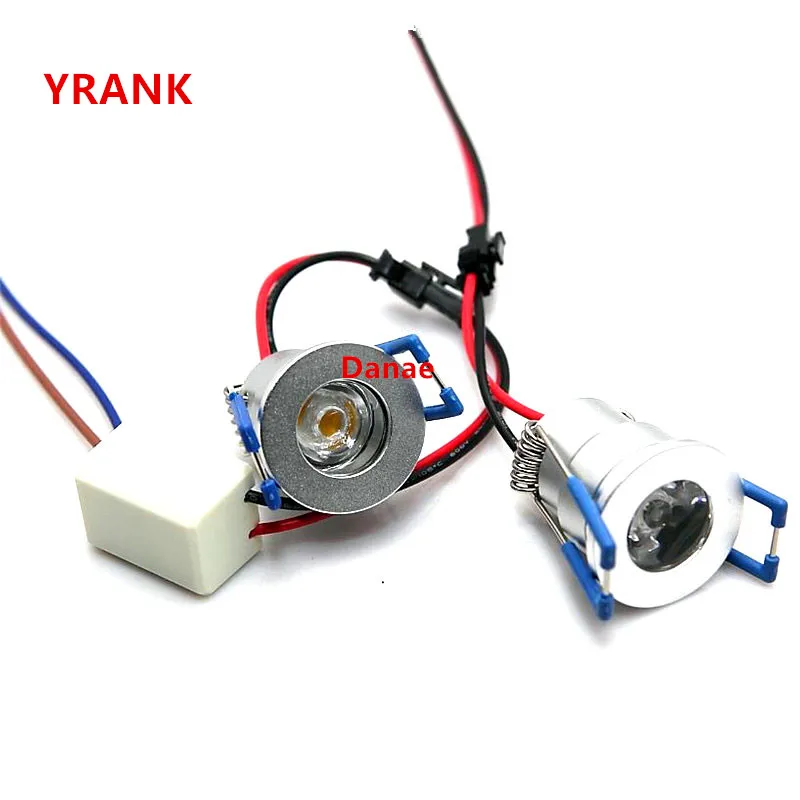 AC110-240V DC12V мини 3 Вт Светодиодный светильник с регулируемой яркостью светодиодный