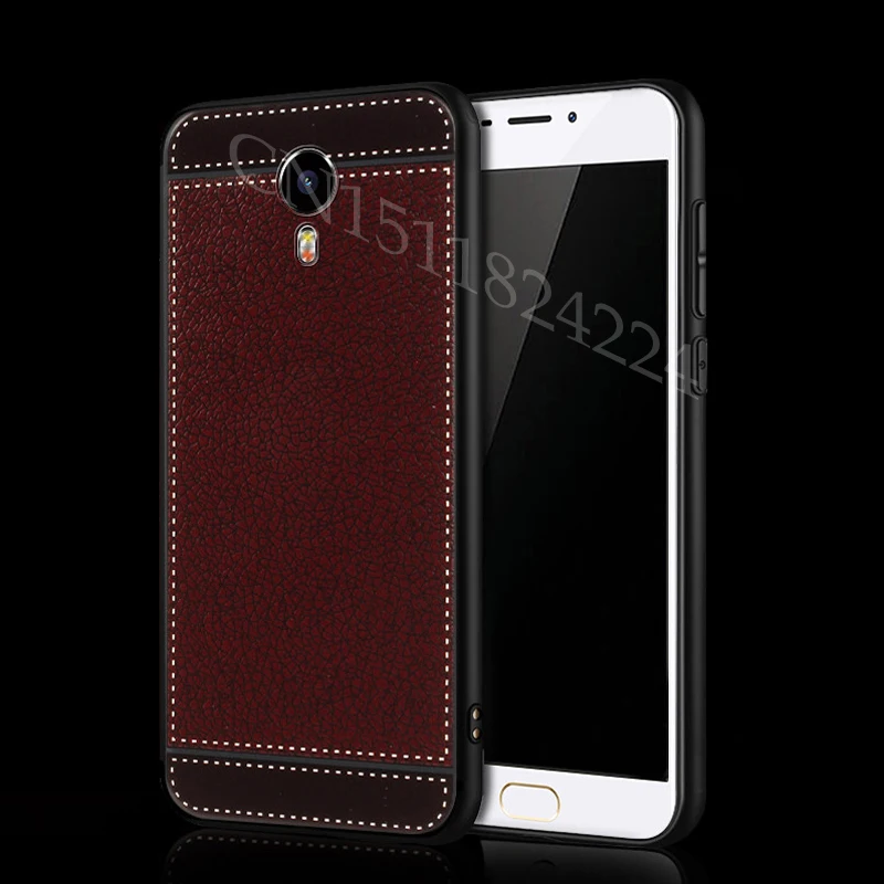 Cover For Meizu M3 Note Case Luxury Leather Texture Soft TPU Cases M681H M681M M681Q L381H L681H 5.5&quot note |
