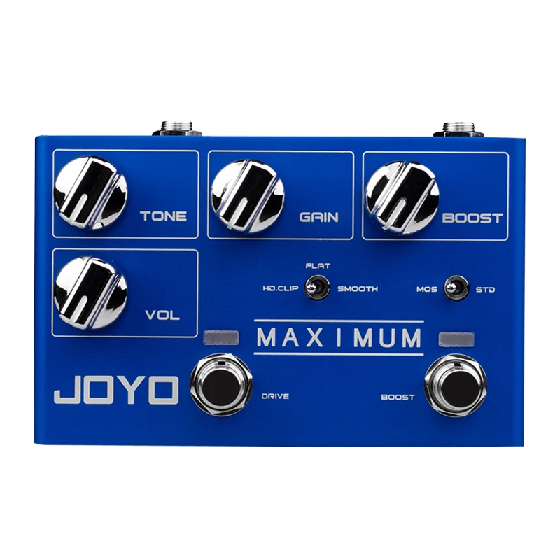 JOYO MAXIMUM Guitar Effects Pedal Dual Channel Overdrive Sound High Ultra Long Sustained Electric Guitar Monoblock Effect