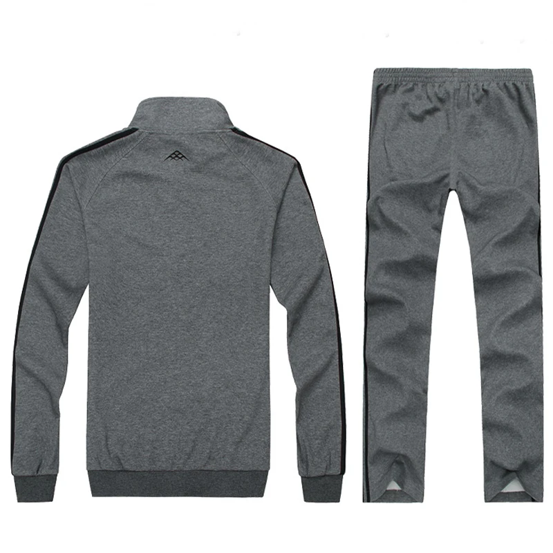 Костюм спортивный Мужской Хлопковый толстовка с капюшоном и штаны теплый