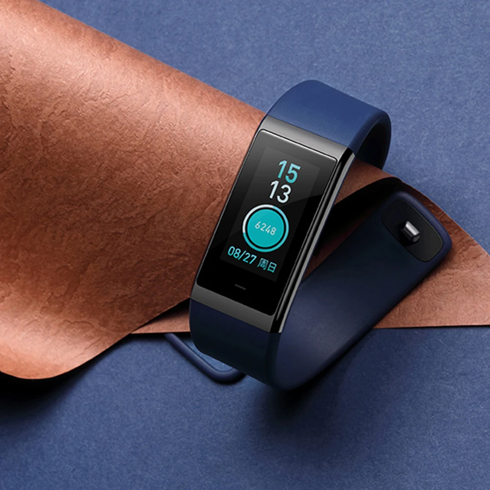 Фитнес-браслет Amazfit Cor, 1,23 дюймов, ips цветной экран, смарт-браслет, 5 АТМ, водонепроницаемый монитор сердечного ритма, английская версия