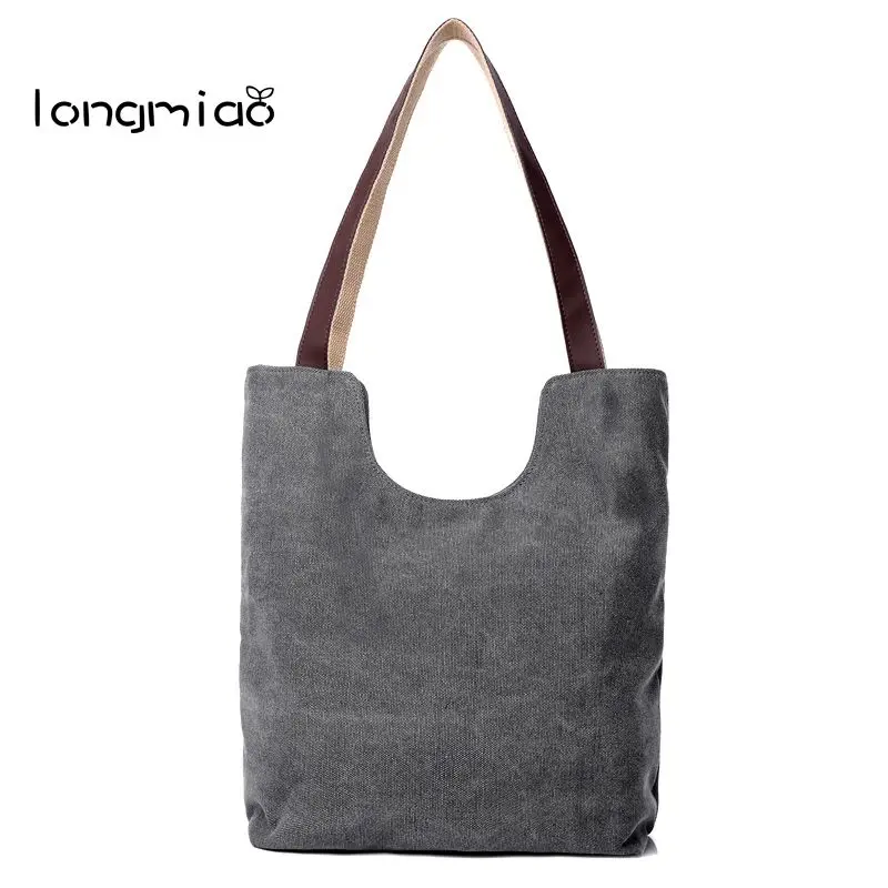 Холщовая Ретро сумка longmiao 2017 женские большие сумки женская через плечо
