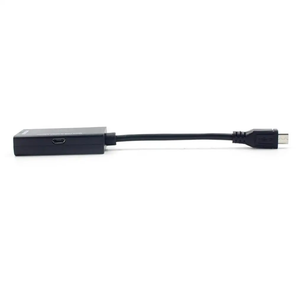 Новый высококачественный Черный Micro USB к HDMI Мужской женскому высокая скорость HDTV