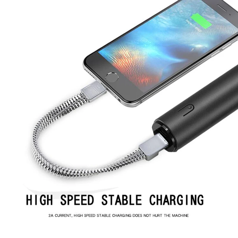 USB-кабель для зарядки и передачи данных адаптер со светильником Micro USB Huawei iPhone X XS SE