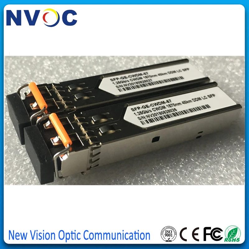1 25 г 1570нм 40 км CWDM SFP трансивер с DOM 1270 1610нм двойное волокно LC оптический модуль