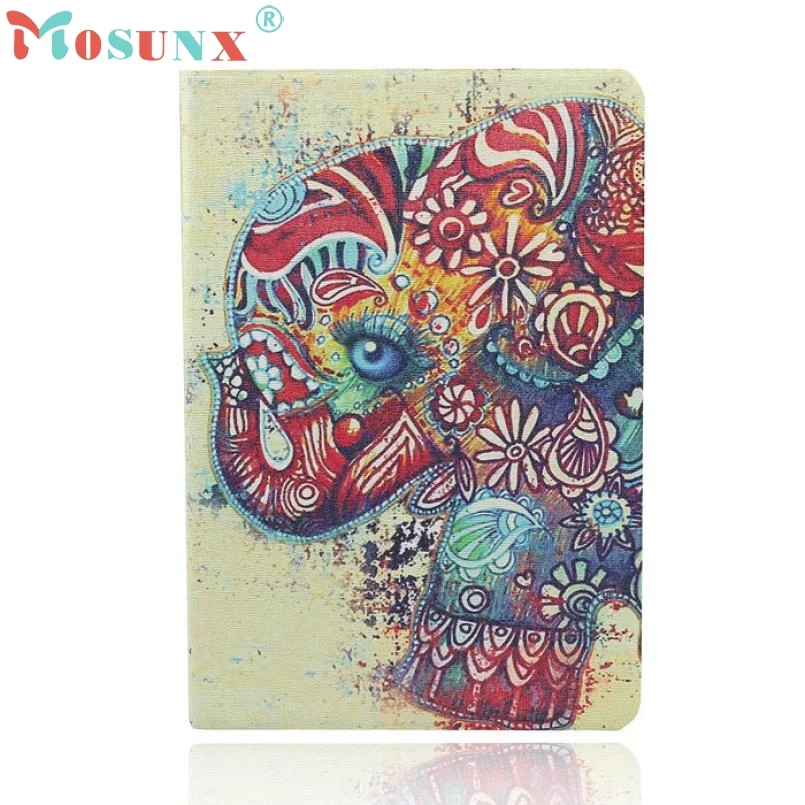 Кожаный чехол подставка С Рисунком Слона для ipad mini 2 Retina U0306|cover for ipad|cover minifor |