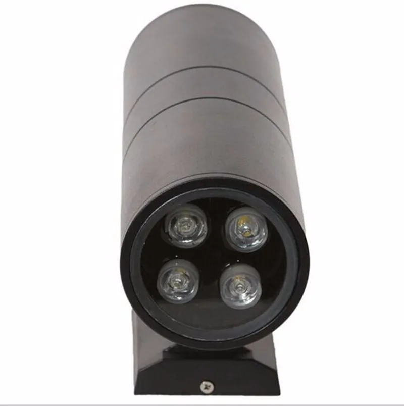 

Free Shipping 6pcs/lot High Power 8x1W 8W LED Spot Light Outdoor LED Wall Light Porch Path Mounted Wall Lighting Waterproof IP65