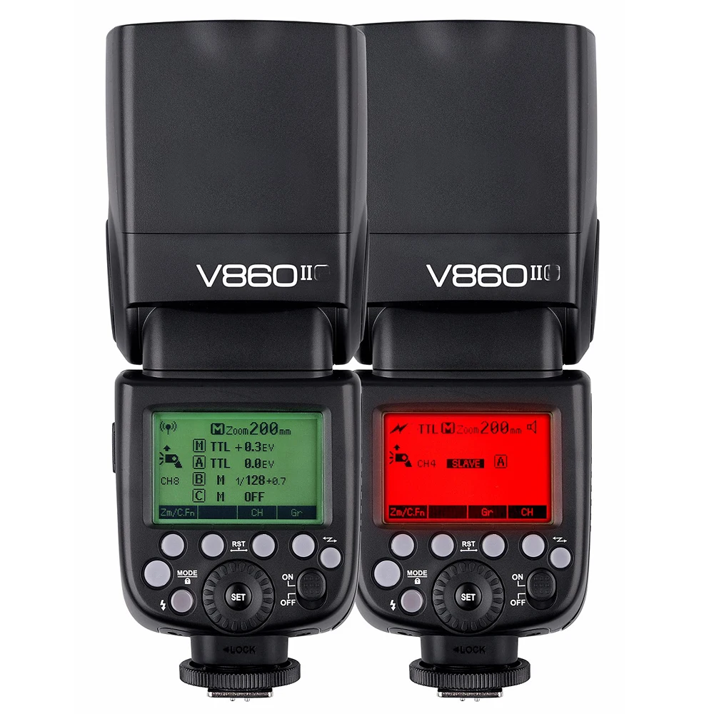Вспышка Godox Ving V860II C/N/S/O/F TTL HSS 1/8000 + передатчик X1T для Canon Nikon Sony Olympus Panasonic Fuji|speedlite