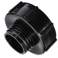 1pcs black ibc adapter replacement s100x8 100mm to reduce s60x6 60mm ibc adapter tank faucet valve water connectors