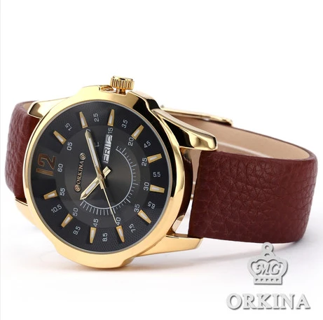 2016 Новый Ограниченной Hardlex Часы Человек Blackcat Orkina Марка Мода Кожа Журнальный