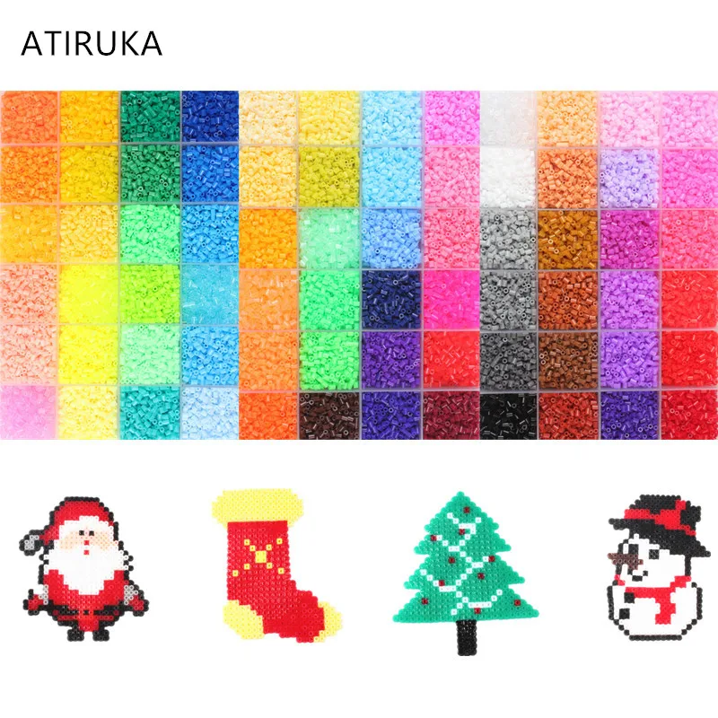 

72000 шт./компл. 72 Цвета 2,6 мм Perler Hama Beads 3D головоломки игрушки для детей развивающие игрушки Hama Beads для взрослых и детей подарок