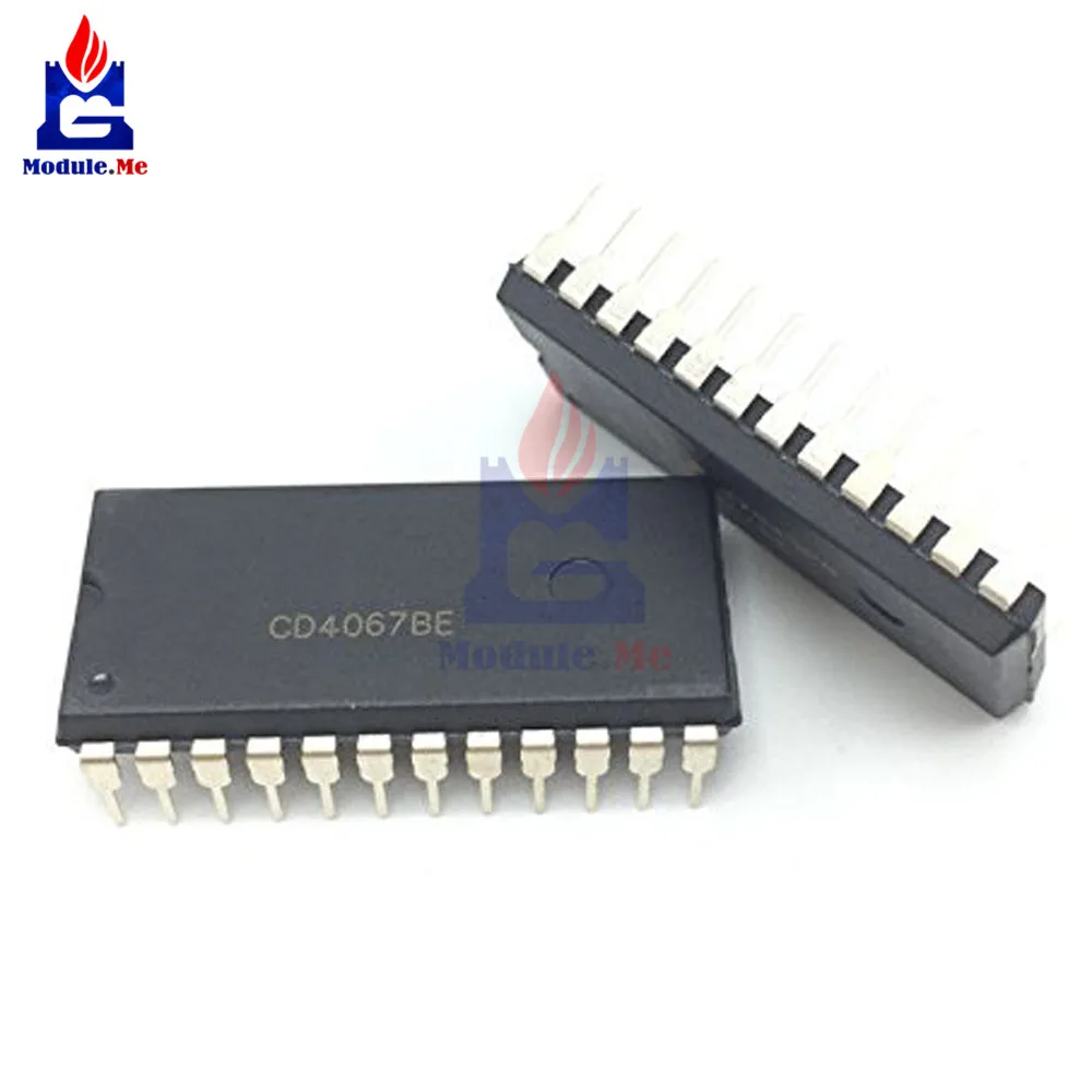 2 шт./лот IC чипы CD4067BE CD4067 4067 DIP24 MUX/DEMUX оригинальная интегральная схема | Электронные