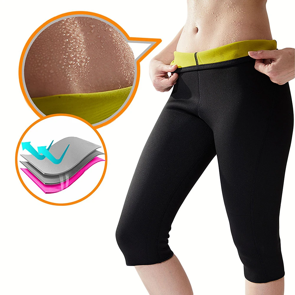 Женские утягивающие штаны для йоги Суперэластичные неопреновые тренировочные
