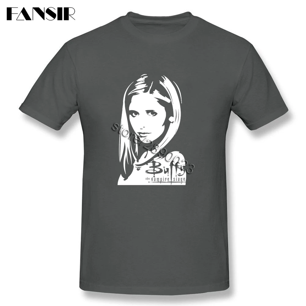 Unique Men's T Shirts Buffy The Vampire Slayer Short Sleeved 100% Cotton Crew Neck T-shirt For Adult Camisa | Мужская одежда