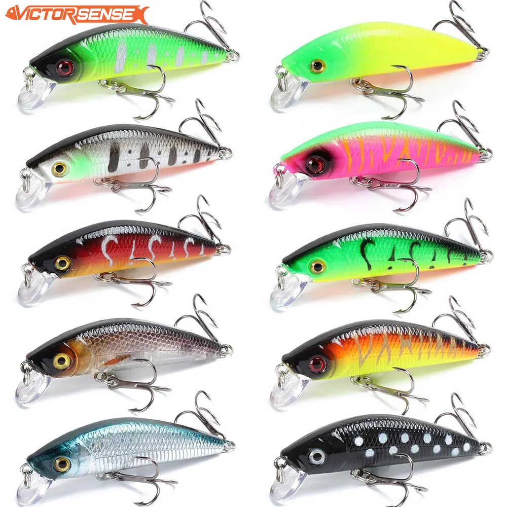 

Victorsense Minnow приманки для ловли рыбы, 7 см 8,1 г Crankba плавающая искусственная приманка для рыбалки, твердая приманка бас Topwater воблер Pesca карп VSYE005