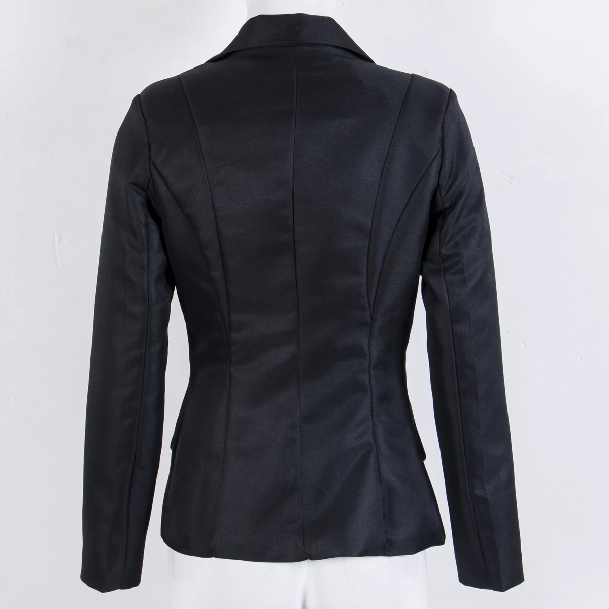 

Ladies Black Blazers Casual One Button Coat Fashion Outwear Women Slim Office Suit Spring Summer Women Business Blazer