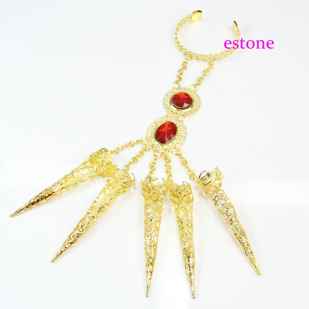 Напальчник для танца живота 1 шт. индийский тайский напальчник золотые украшения