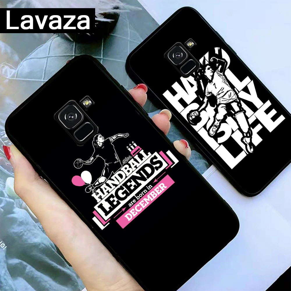 Чехол Lavaza Handball Luxury High-end Protector Silicone для Samsung A3 A5 2016 2017 A6 Plus A7 A8 A9 A10 A30 A40 A50 A70 J6 2018.
