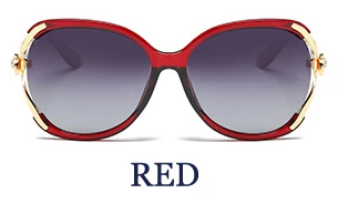 WPGJ098 RED MIZHO Drive, качественные солнцезащитные очки для женщин, фирменный дизайн, Полароид, УФ-защита,, Gafas De Sol mujer, Алмазный Узор, цветной - Цвет линз: WPGJ098 RED