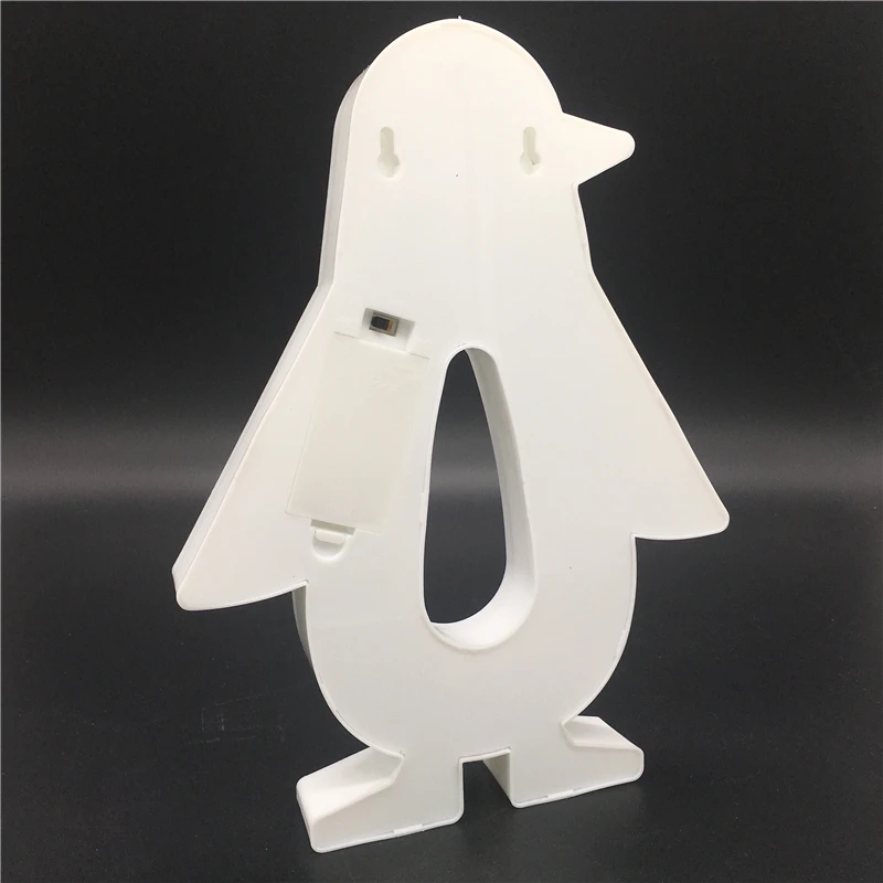 Ночной светодиодный светильник ZESOL в виде пингвина работающий от батарейки