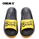 Шлепанцы ONEMIX на плоской подошве для мужчин и женщин, удобные сандалии для пляжа, для прогулок, для пар, 2019