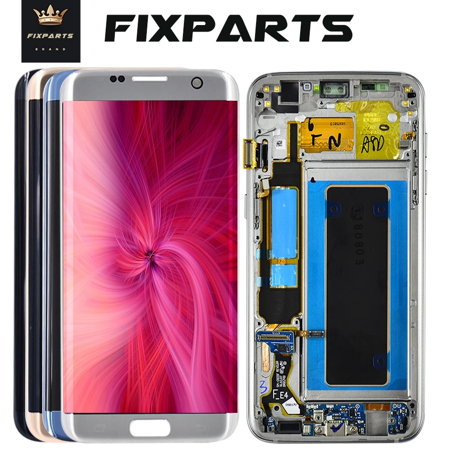 100% протестированный для SAMSUNG S6 edge G925 ЖК дисплей сенсорный экран дигитайзер сборка