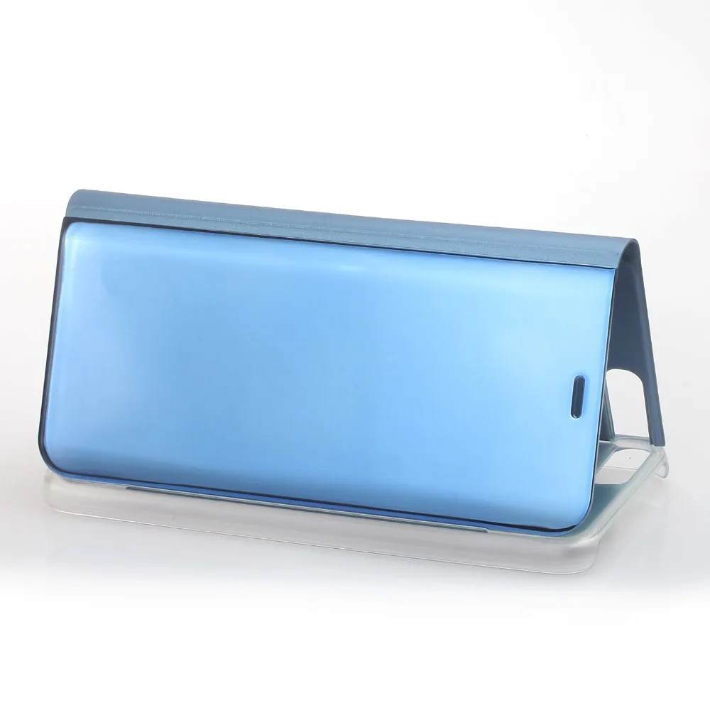Clear View Smart Mirror Phone Case For iphone 8 7 6 6s Plus Cases Fashion Flip Stand Leather Cover X Xs Max XR Coque | Мобильные
