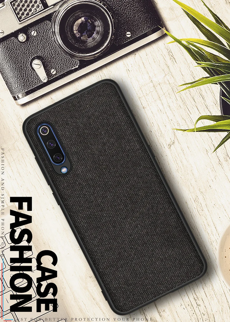 Hadinas тканевый чехол для Xiaomi mi 9 mi 9 SE, силиконовый бампер, чехол для телефона s для Xiaomi mi 9 mi 9 xio mi 9 se, чехол