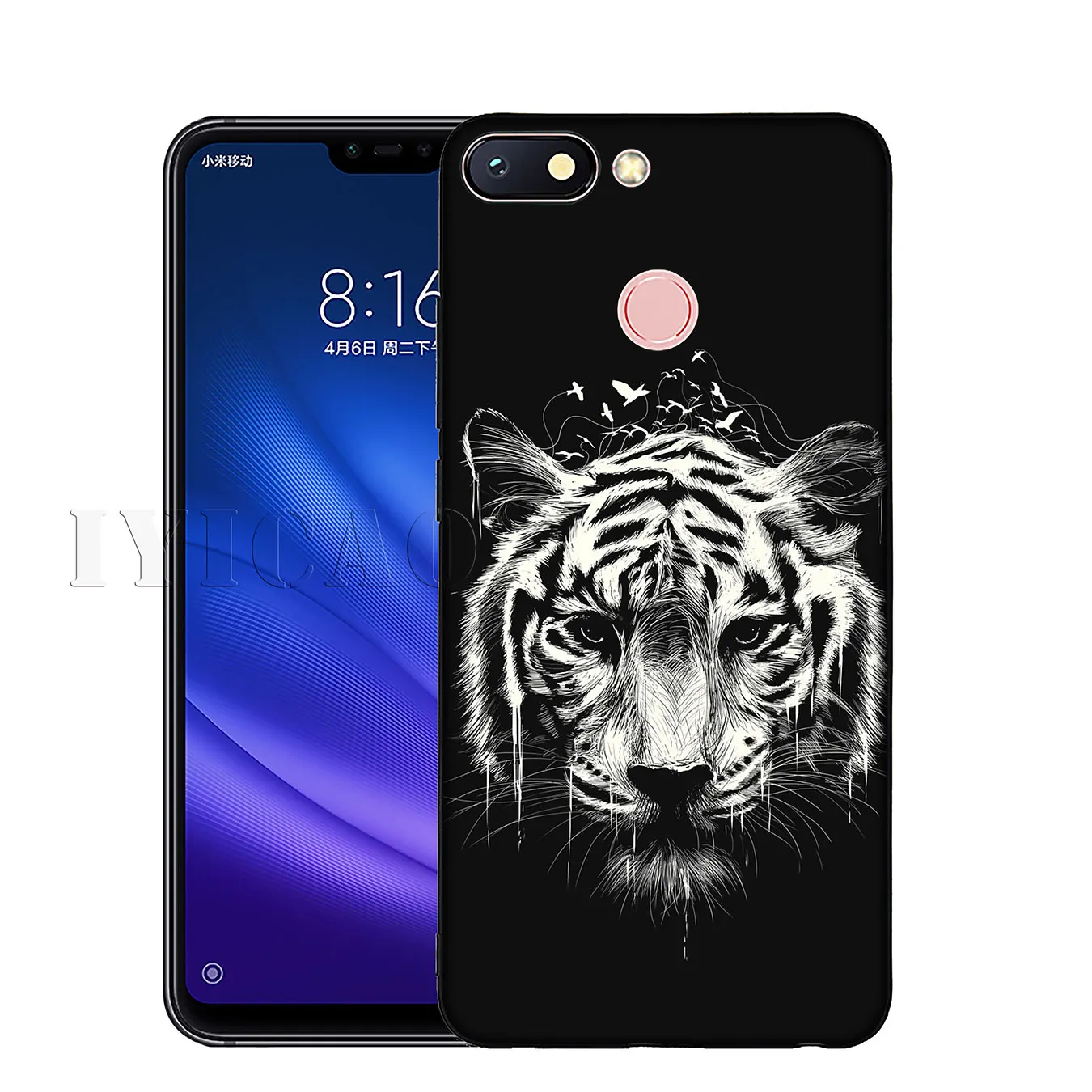 Мягкий силиконовый чехол для телефона IYICAO Tiger The Lion King Xiaomi Redmi K20 8A 7A 6A 5A S2 4X 4A GO Note 8 7 5