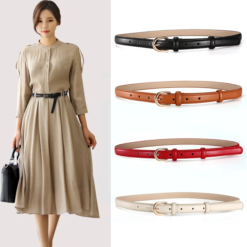 2019 новые женские модные ремни обтягивающие тонкие пояса для платья джинсы с