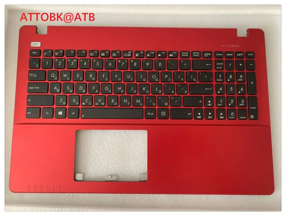 Russian Laptop Keyboard for ASUS R513C W50J R513MJ F5000C Y582L Y581L W518L K550LD R510JD topcase keyboard with cover With C | Компьютеры