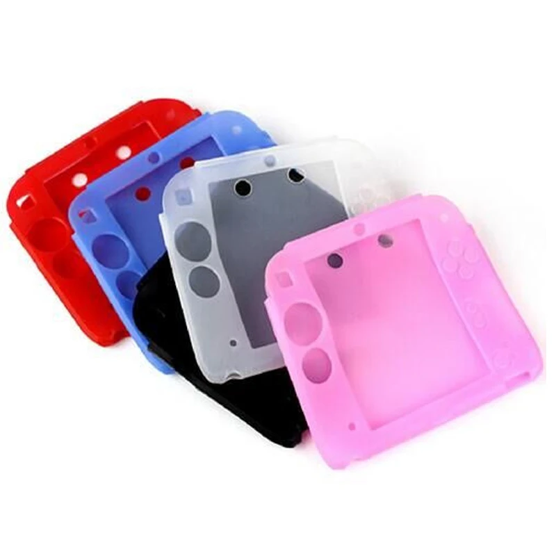 Силиконовый чехол для nintendo 2DS ультра тонкая мягкая резина, силикон, чехол для 2DS аксессуары гелевый защитный чехол 5 цветов