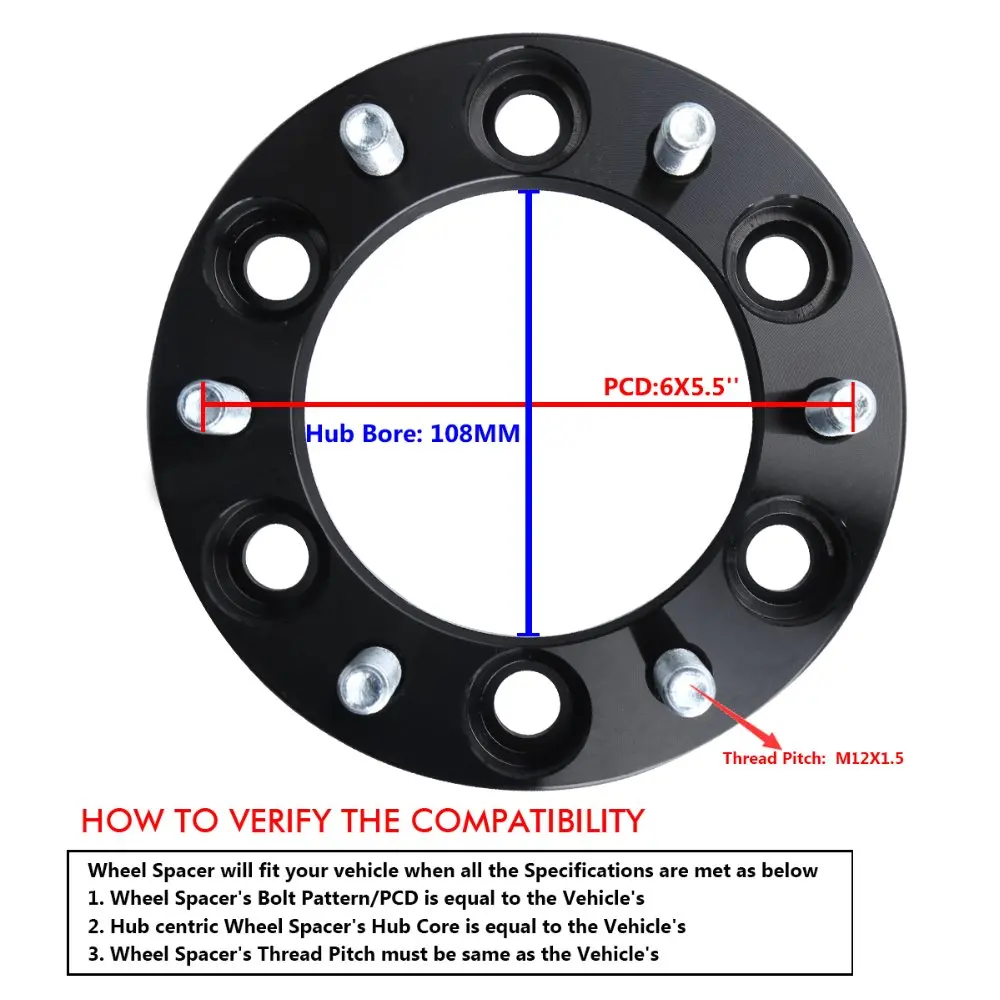Прокладки для колес KSP 6x5 5 4runner FJ Cruiser GX460 470 4WD Tacoma 1982 1997 Land 2001 2007 Sequoia 2000 2006|adapter|adapter
