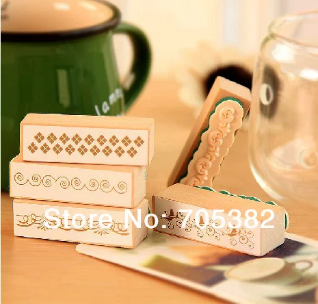 1 шт./лот романтический дизайн корпуса деревянные штампы подарок печать для детей