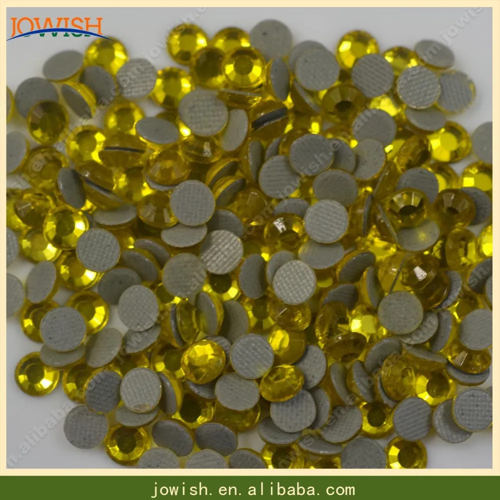 SS6 цитрин корейский камень 1000 грубой/пакет без свинца с плоской задней