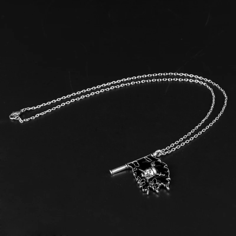 MQCHUN новинка 2017 года модное ожерелье из черной эмали с изображением пиратов