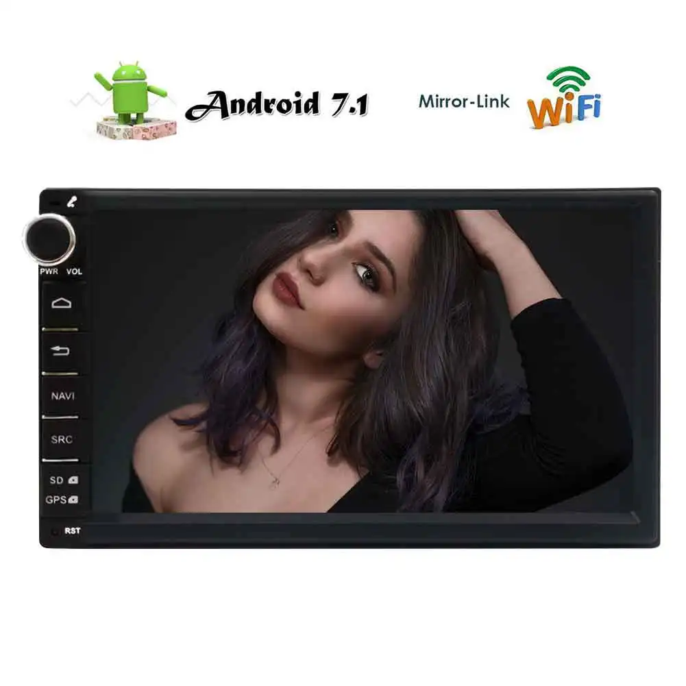 8 ядерный автомобильный стереоприемник Android 7 1 2 Din приборное радио FM/AM RDS DAB + Bluetooth
