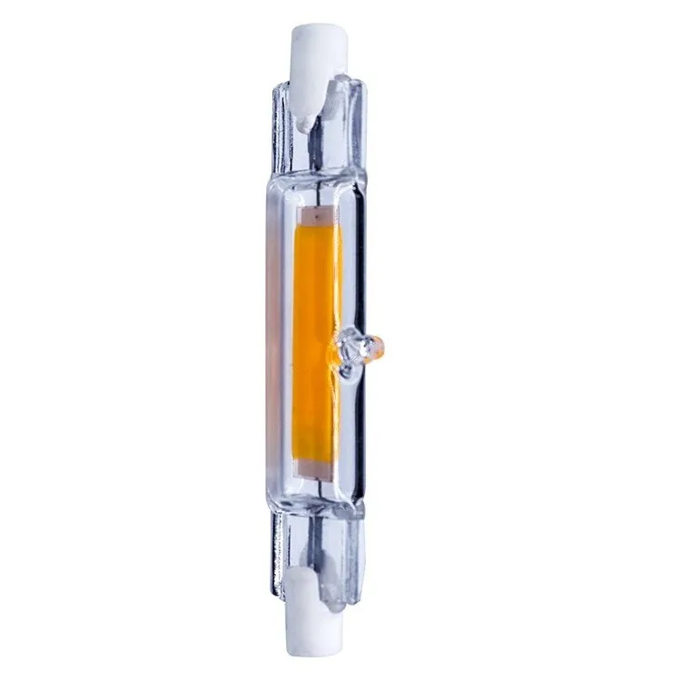 10 шт./лот Dimmable R7S лампочки 78 мм 5 w 118 мм 10 Вт RX7S стекло R7S светодиодные трубки света J78 J118 галогенная лампа 220-240 V