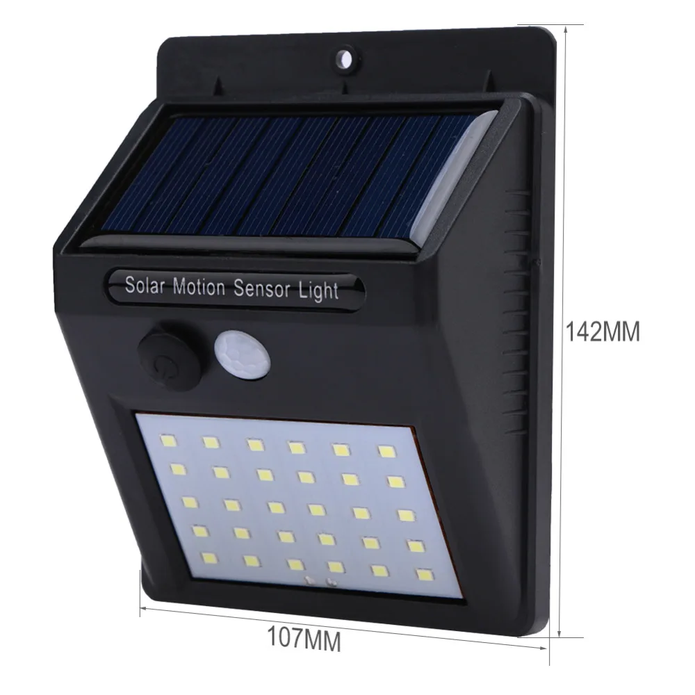 Светодиодный светильник на солнечной батарее 20/25/28/30 светодиодов|security light|solar power
