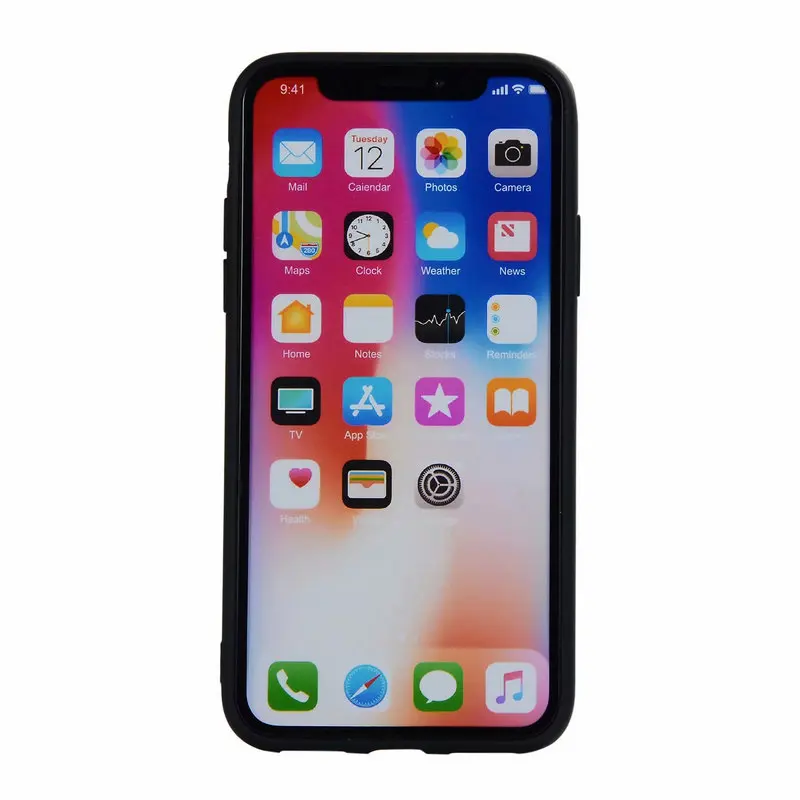 Тонкий чехол для телефона iPhone 6S 6 7 8 Plus XS Max кожаный Мягкая кожа ТПУ силиконовый