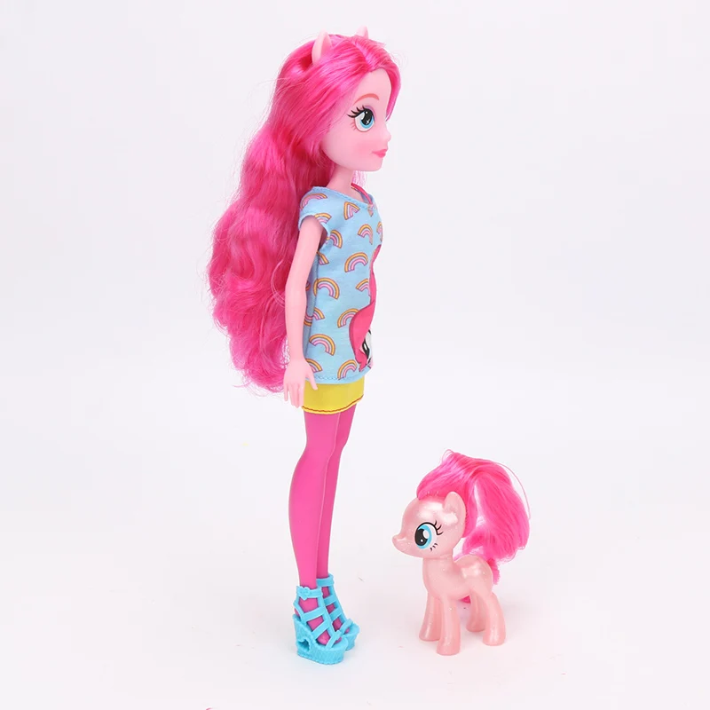 28 см игрушки My Little Pony Equestria Girls Twilight Sparkle ПВХ Набор фигурок Пинки Пай Коллекционная модель куклы игрушка подарок