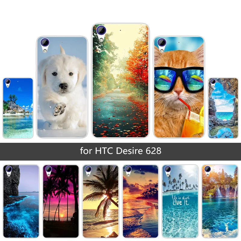Soft TPU For HTC 628 626 626w Scen Phone Case Desire 5.0 inch Silicone for 626D 626G 626S Cover |