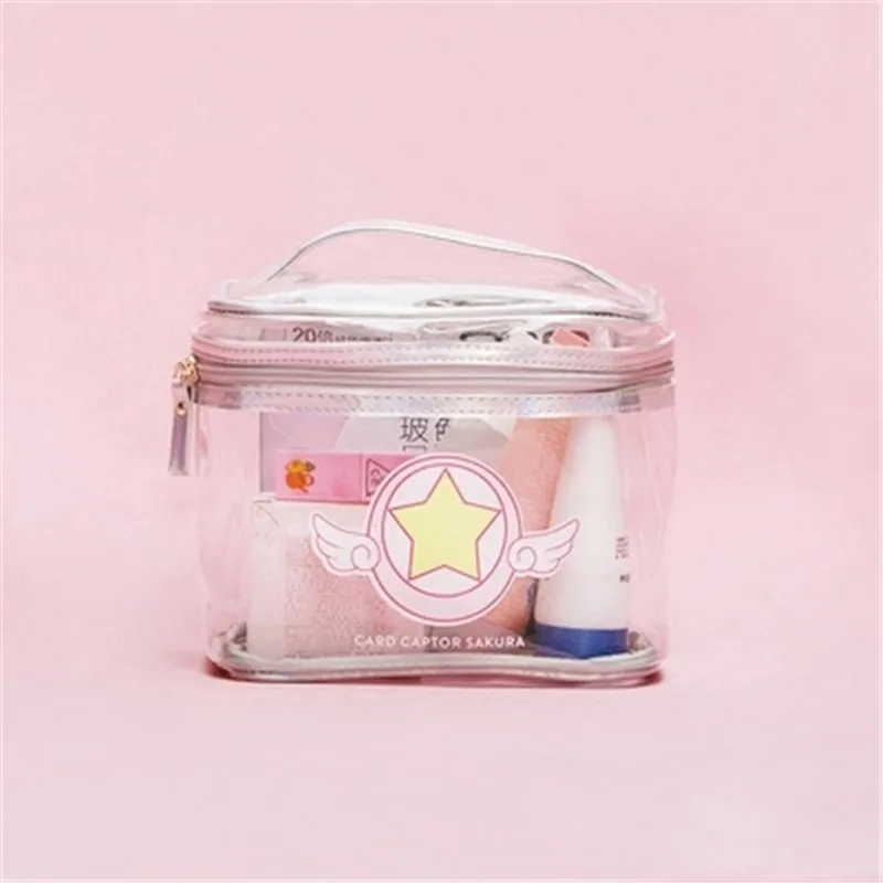 Прозрачные сумки Milk bear из ПВХ для женщин дорожный Водонепроницаемый Прозрачный