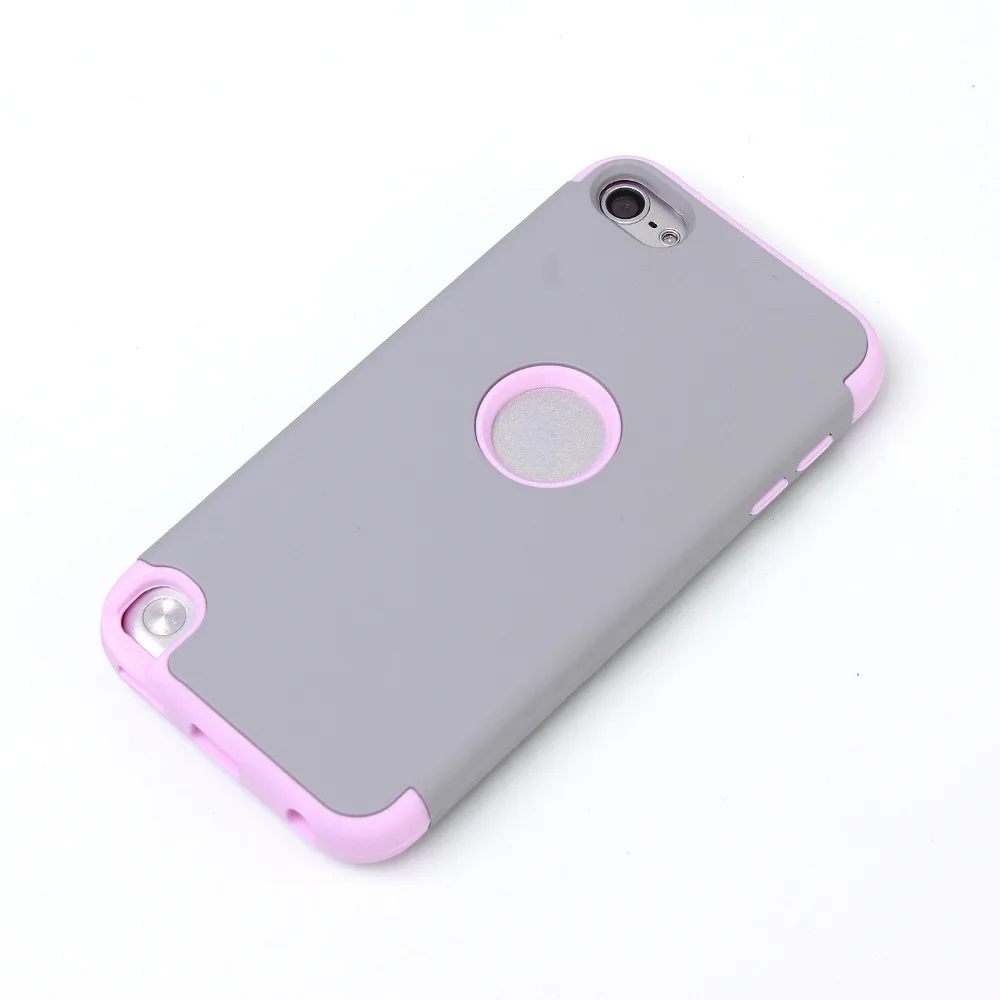 LUCKBUY Новый стильный Гибридный Силиконовый чехол 3 в 1 для ipod touch 5 6 7 5th 6th 7th Generation