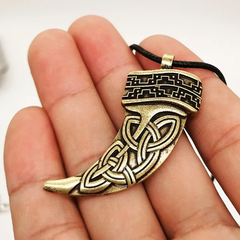 Celtics Коготь медведя кулон Neclace Viking Talisman Knot Wicca языческие украшения | Украшения и